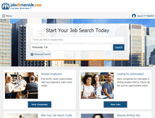 Tablet Screenshot of jobsinriverside.com